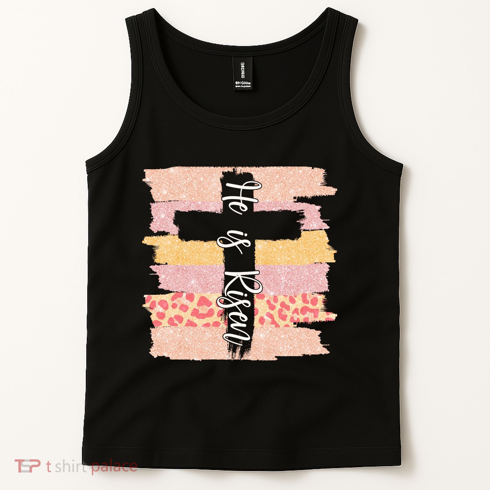 He Is Risen Easter Resurrection Jesus Tank Top