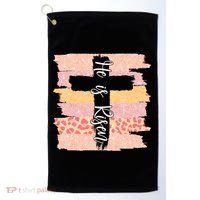 He Is Risen Easter Resurrection Jesus Golf Towel thumb 0