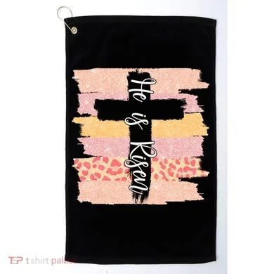 He Is Risen Easter Resurrection Jesus Golf Towel