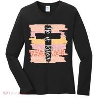 He Is Risen Easter Resurrection Jesus Women's Long Sleeve Shirt thumb 0