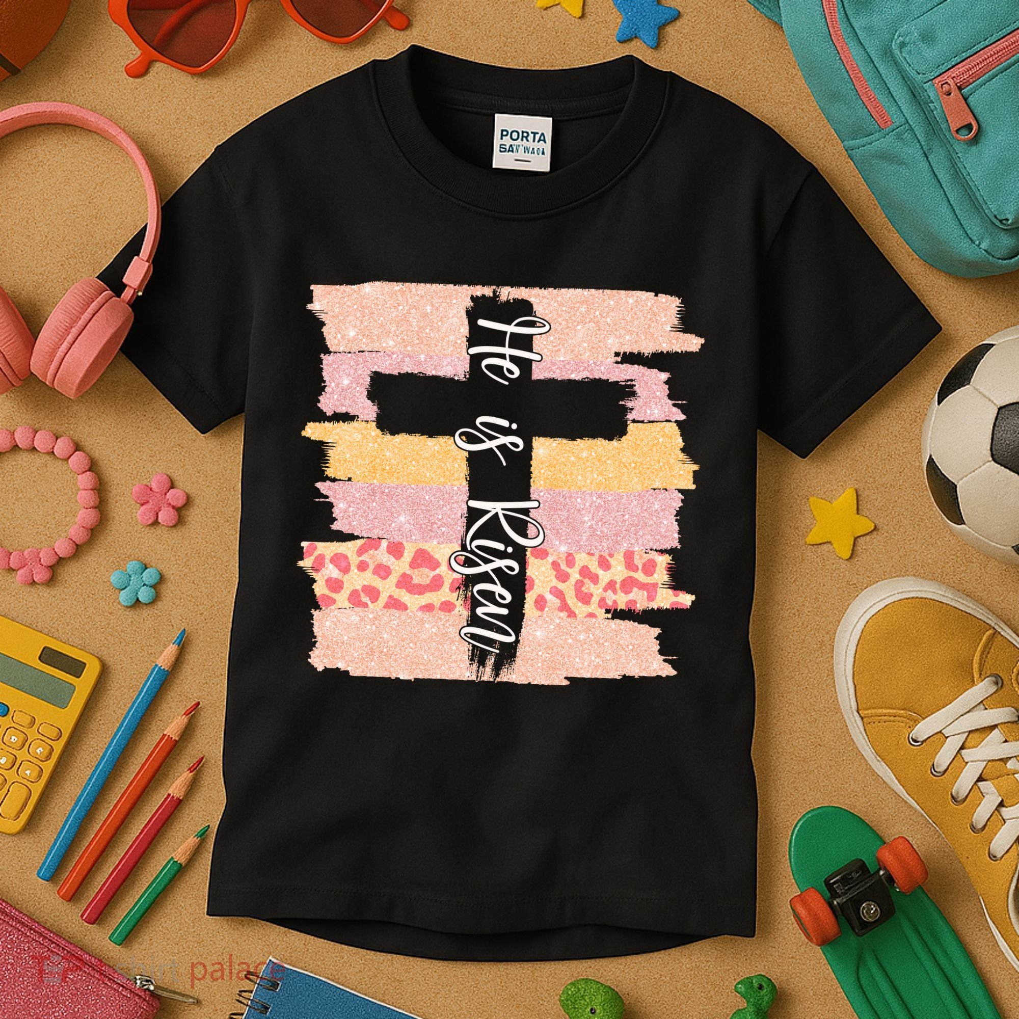 He Is Risen Easter Resurrection Jesus Kids T-Shirt