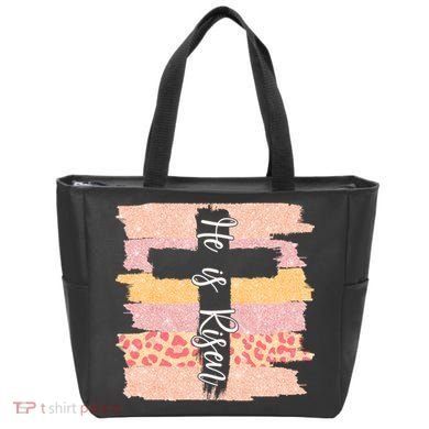He Is Risen Easter Resurrection Jesus Tote Bag