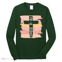 He Is Risen Easter Resurrection Jesus Long Sleeve Shirt thumb 0