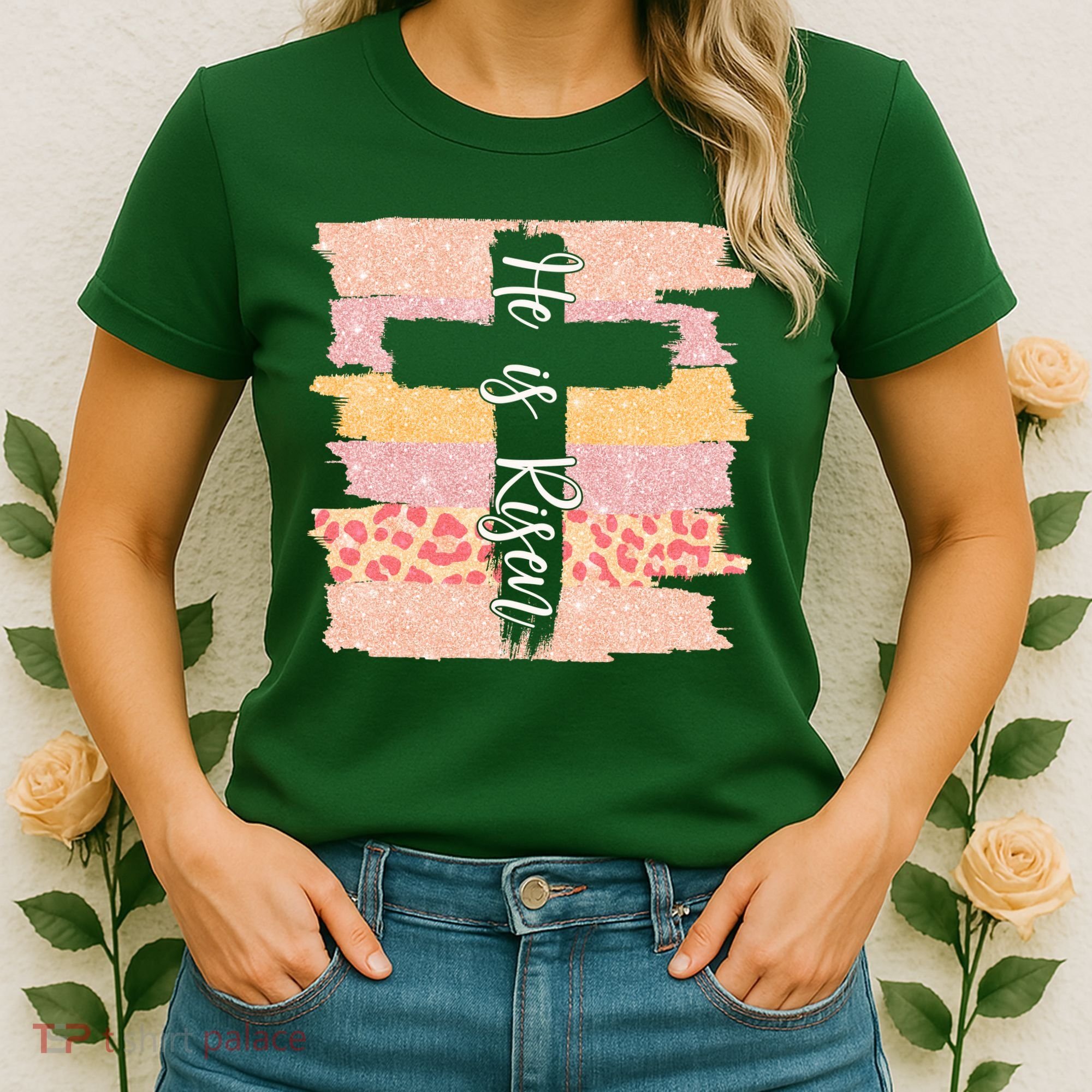 He Is Risen Easter Resurrection Jesus Women's T-Shirt