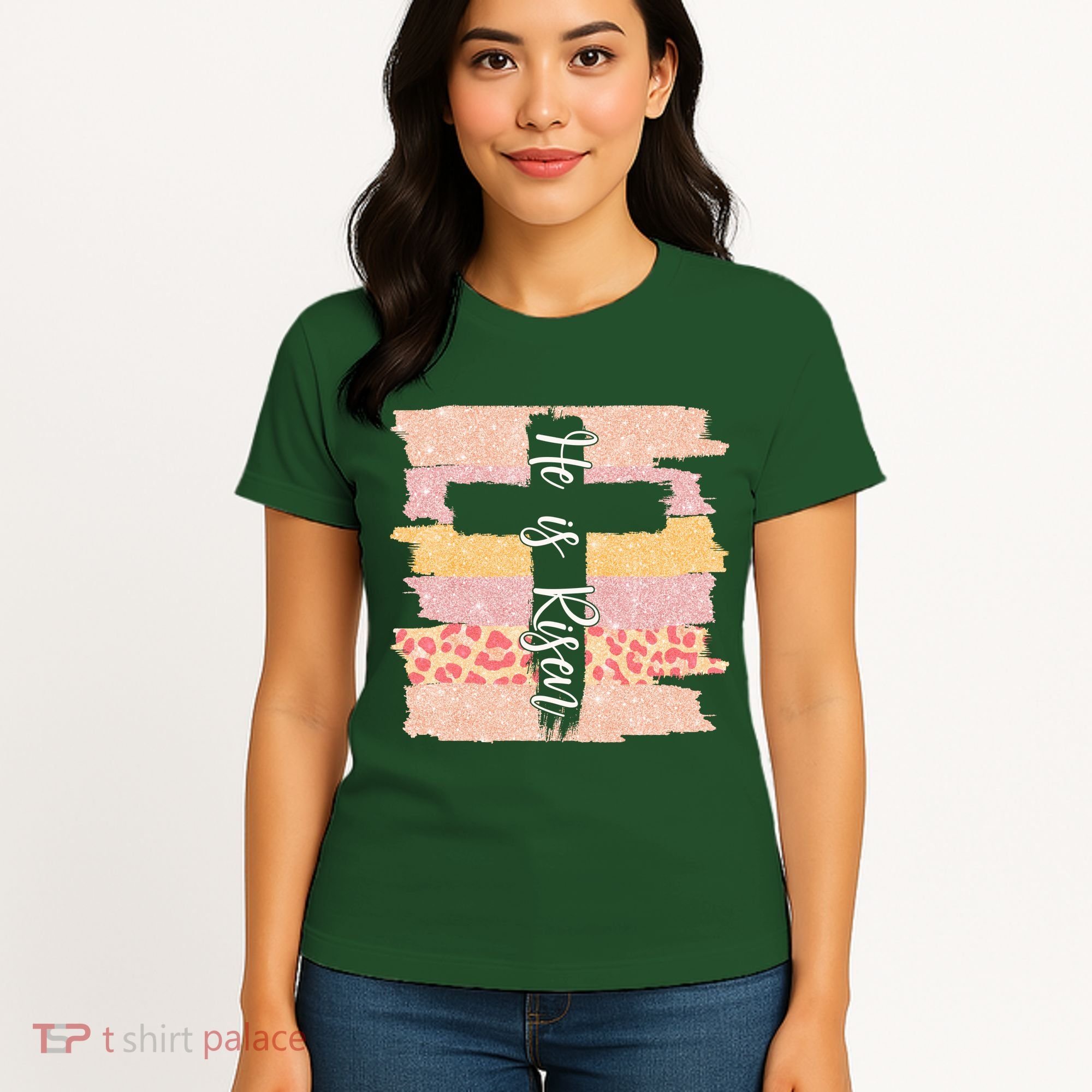 He Is Risen Easter Resurrection Jesus Women's T-Shirt