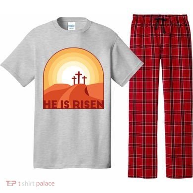He Is Risen Sunset Jesus Christian Pajama Set