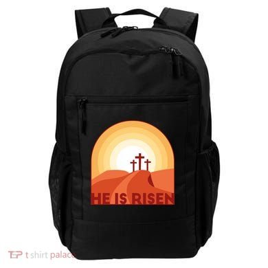 He Is Risen Sunset Jesus Christian Backpack