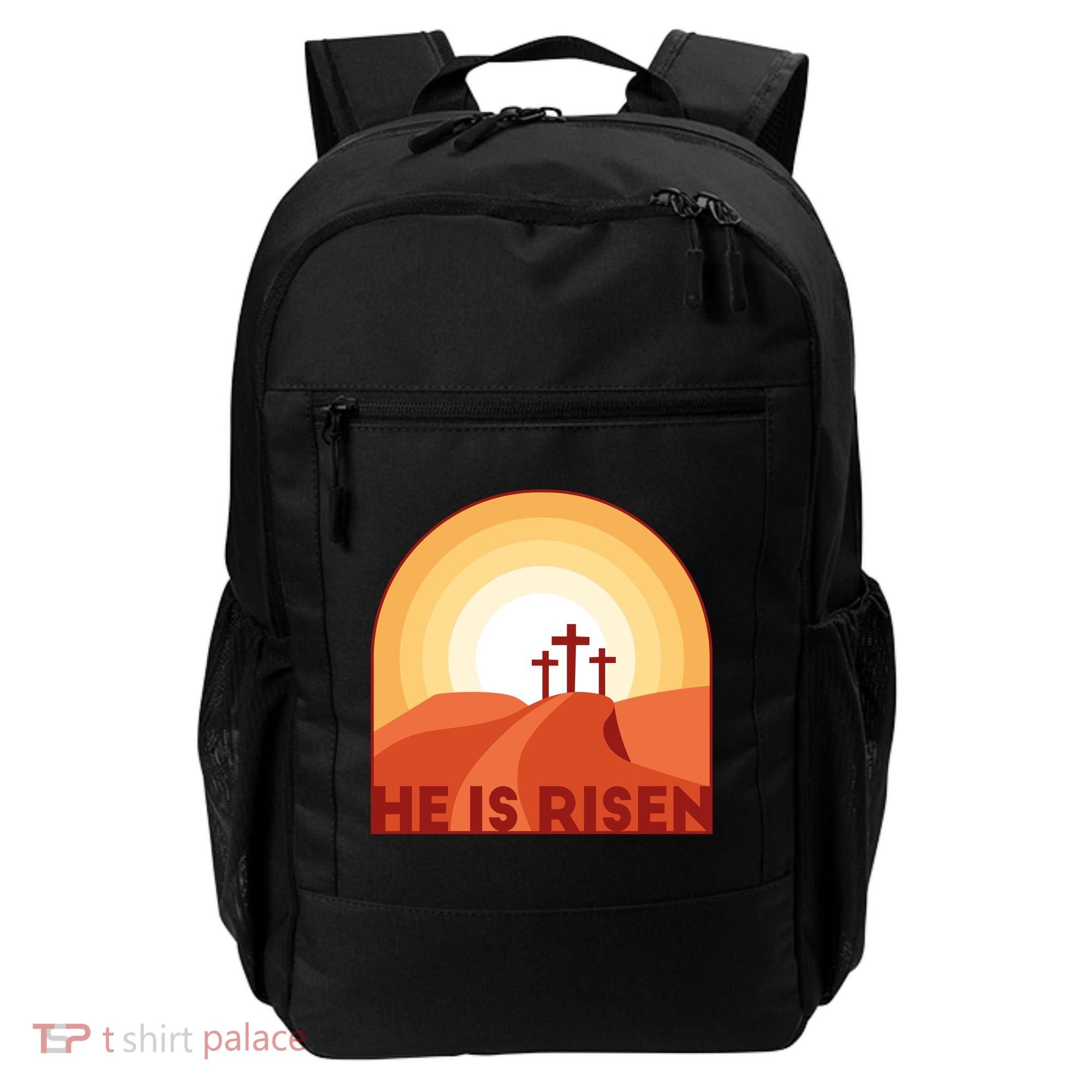 He Is Risen Sunset Jesus Christian Backpack