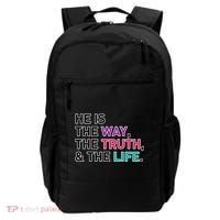 He Is The Way The Truth The Life Backpack thumb 0