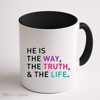 He Is The Way The Truth The Life Coffee Mug thumb 1