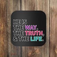 He Is The Way The Truth The Life Coaster thumb 0