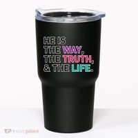 He Is The Way The Truth The Life Tumbler thumb 0