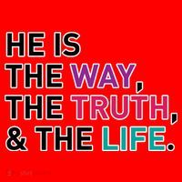 He Is The Way The Truth The Life Santa Hat thumb 1