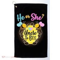 He or She? Uncle to Bee Golf Towel thumb 0