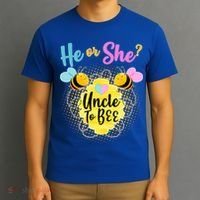 He or She? Uncle to Bee T-Shirt thumb 3