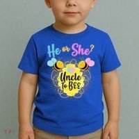 He or She? Uncle to Bee Toddler T-Shirt thumb 2
