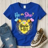 He or She? Uncle to Bee Women's T-Shirt thumb 3