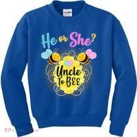 He or She? Uncle to Bee Kids Sweatshirt thumb 0