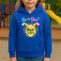 He or She? Uncle to Bee Kids Hoodie thumb 3