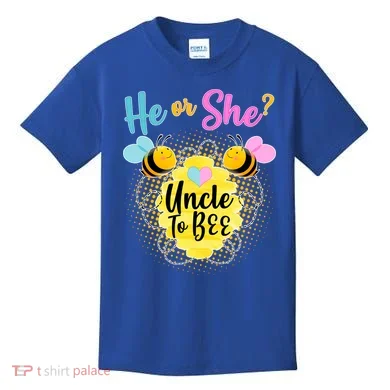 He or She? Uncle to Bee Kids T-Shirt