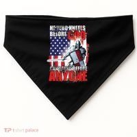 He Who Kneels Before God Can Stan Before Anyone USA-Made Doggie Bandana thumb 0