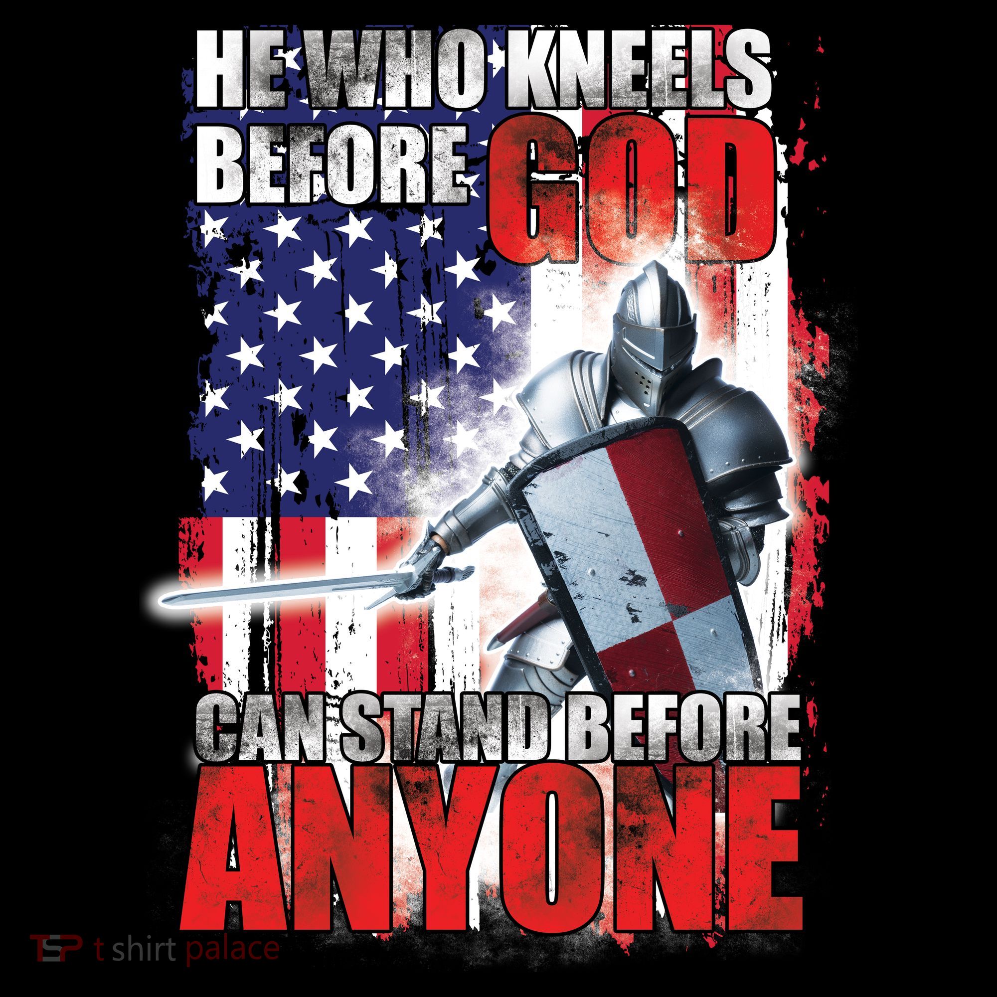 He Who Kneels Before God Can Stan Before Anyone Sweatshirt