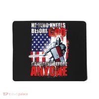 He Who Kneels Before God Can Stan Before Anyone Mousepad thumb 0