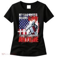 He Who Kneels Before God Can Stan Before Anyone Women's T-Shirt thumb 0