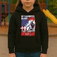 He Who Kneels Before God Can Stan Before Anyone Kids Hoodie thumb 3