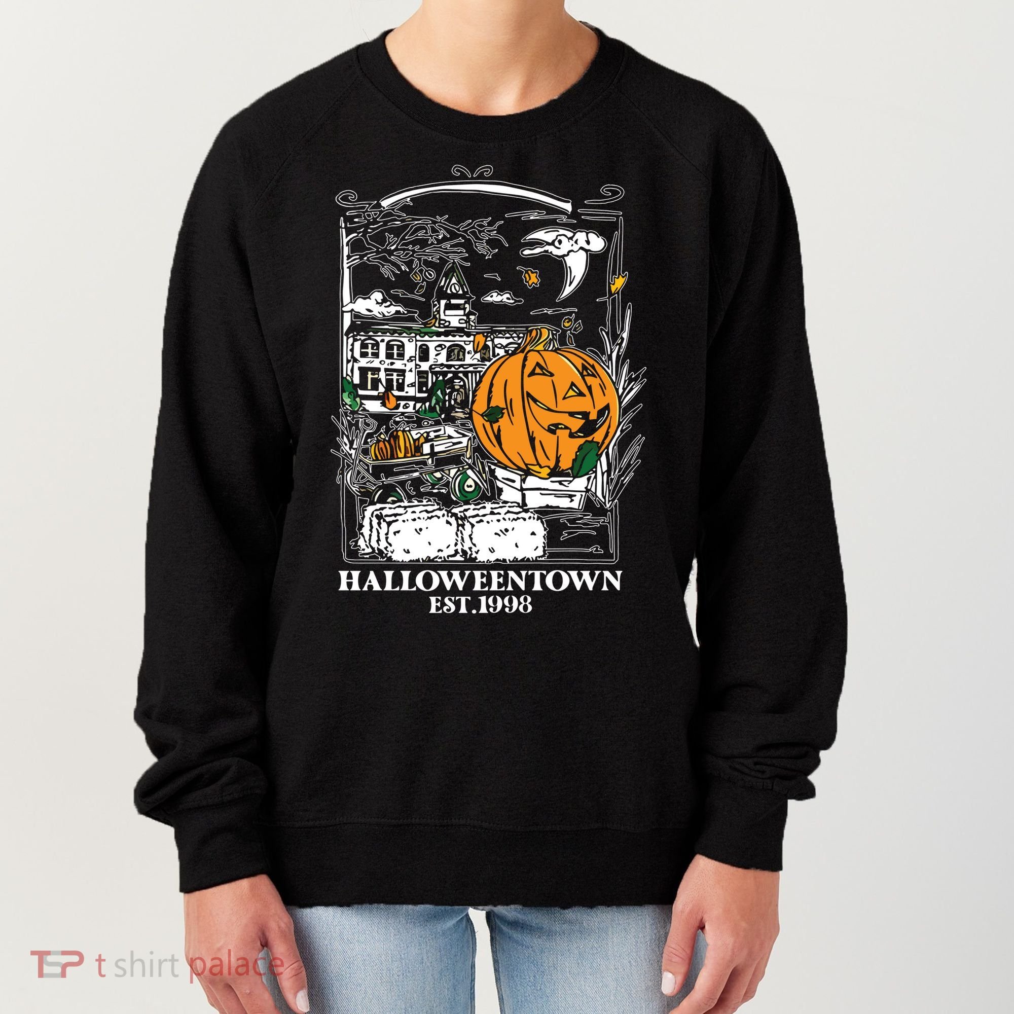 Halloween Est 1998 Funny Halloween Pumpkin Women's Sweatshirt