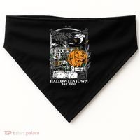 Halloween Est 1998 Funny Halloween Pumpkin USA-Made Doggie Bandana thumb 0