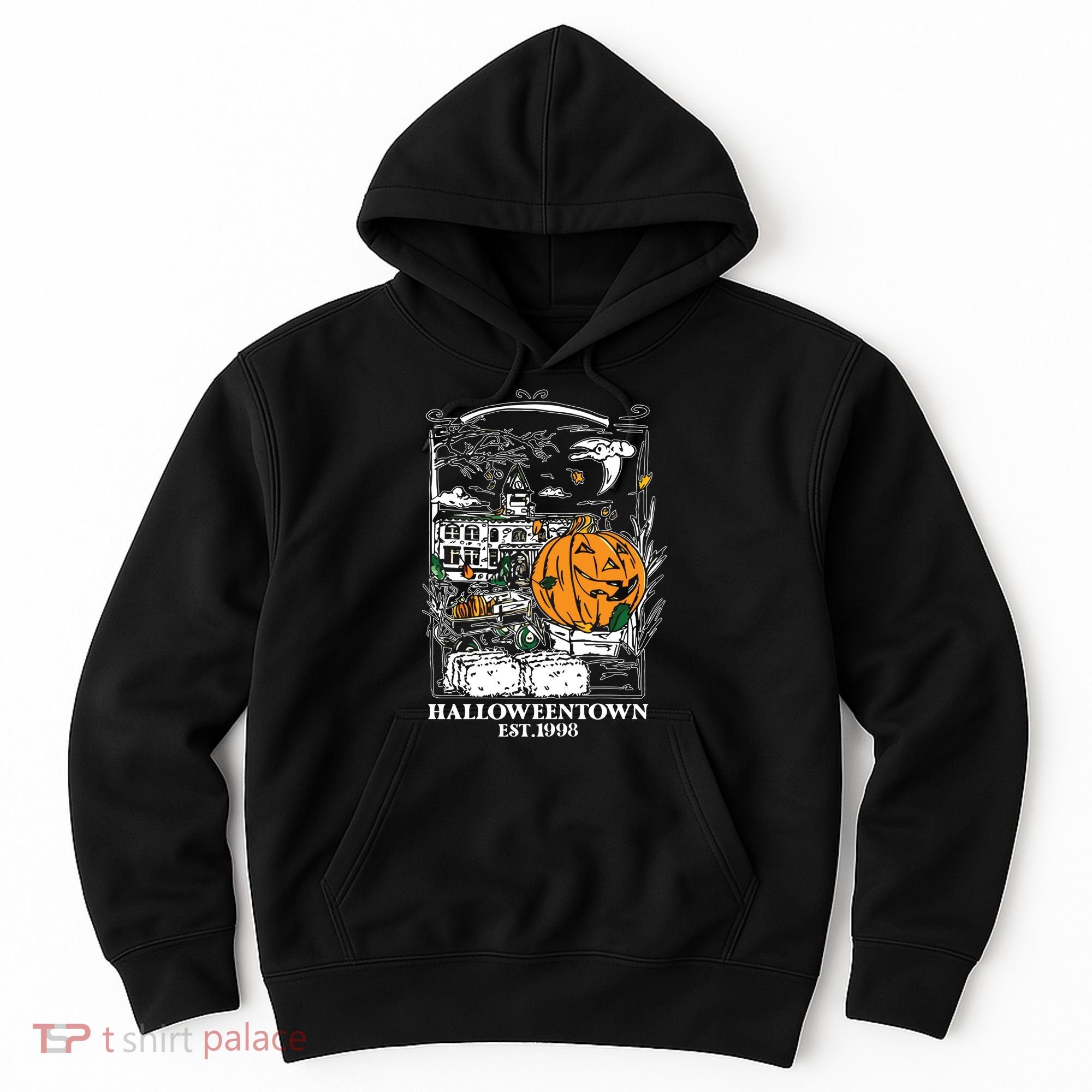 Halloween Est 1998 Funny Halloween Pumpkin Hoodie