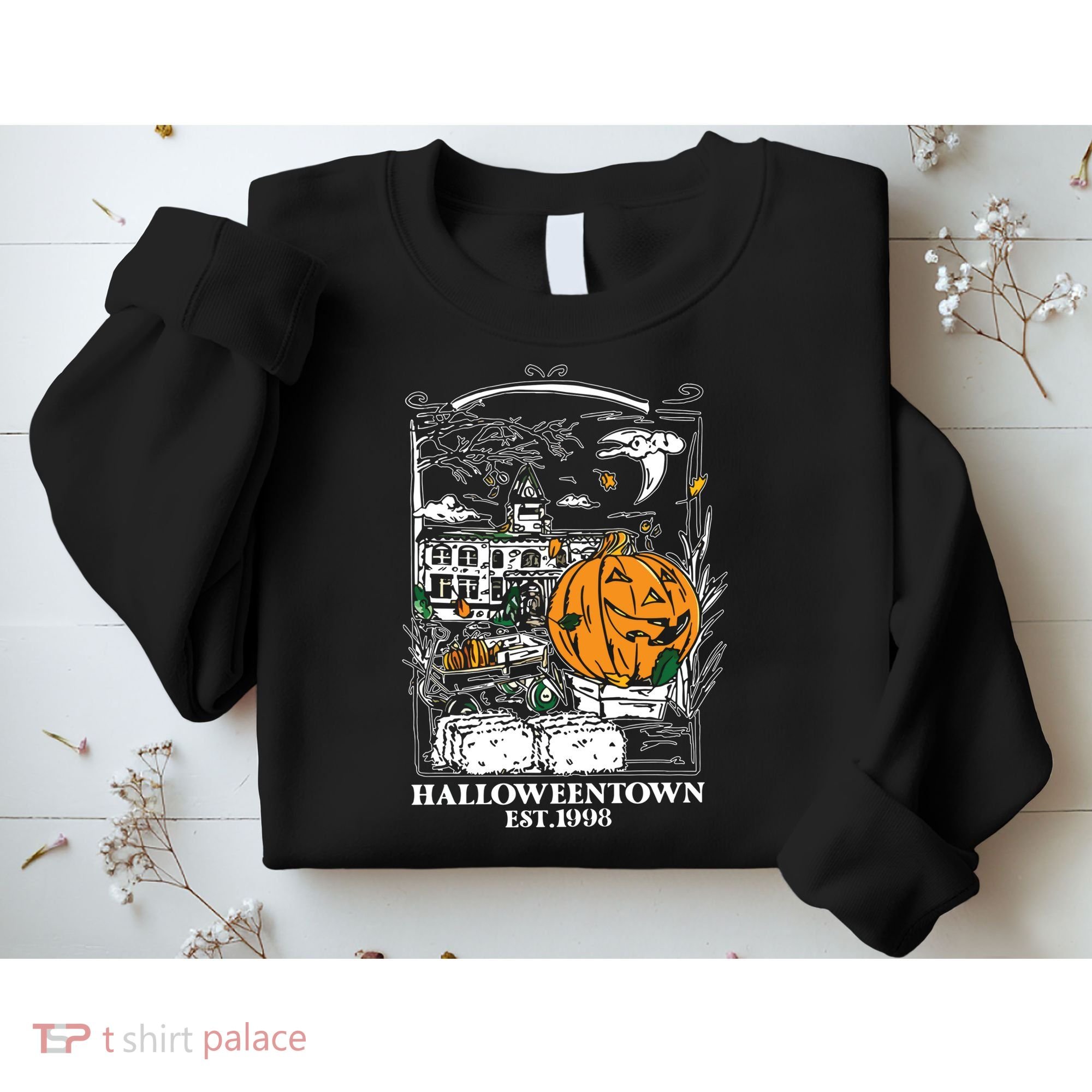 Halloween Est 1998 Funny Halloween Pumpkin Sweatshirt