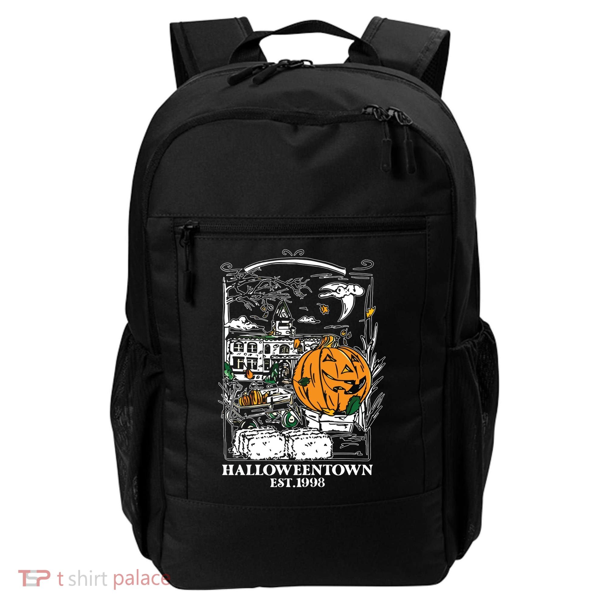 Halloween Est 1998 Funny Halloween Pumpkin Backpack