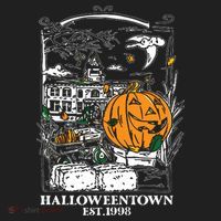 Halloween Est 1998 Funny Halloween Pumpkin Beanie thumb 2