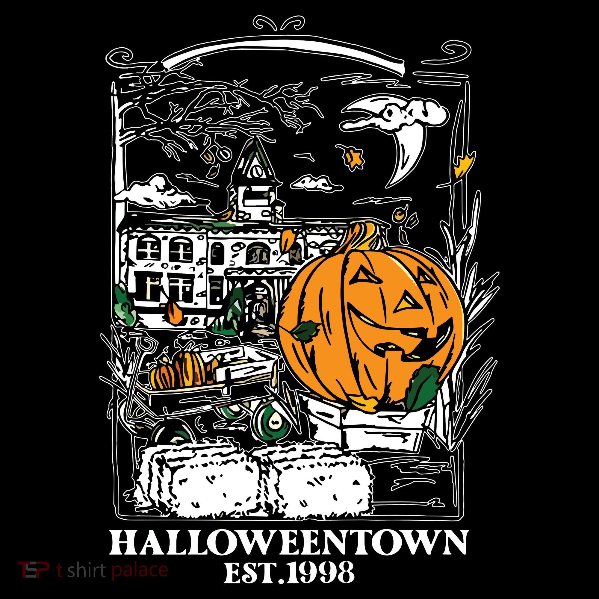 Halloween Est 1998 Funny Halloween Pumpkin Women's Hoodie