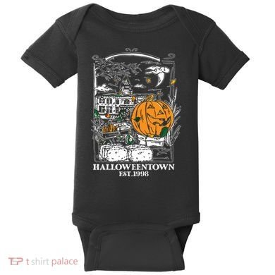 Halloween Est 1998 Funny Halloween Pumpkin Baby Bodysuit
