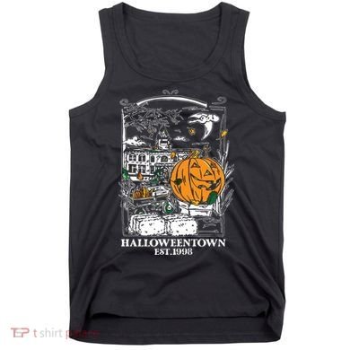 Halloween Est 1998 Funny Halloween Pumpkin Tank Top
