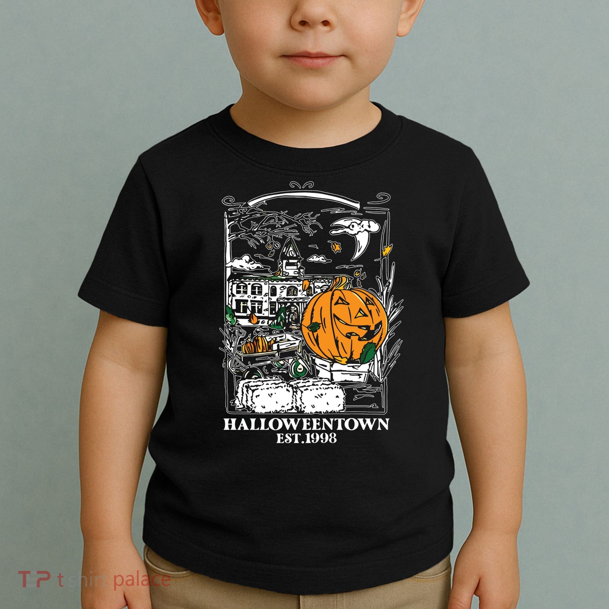 Halloween Est 1998 Funny Halloween Pumpkin Toddler T-Shirt