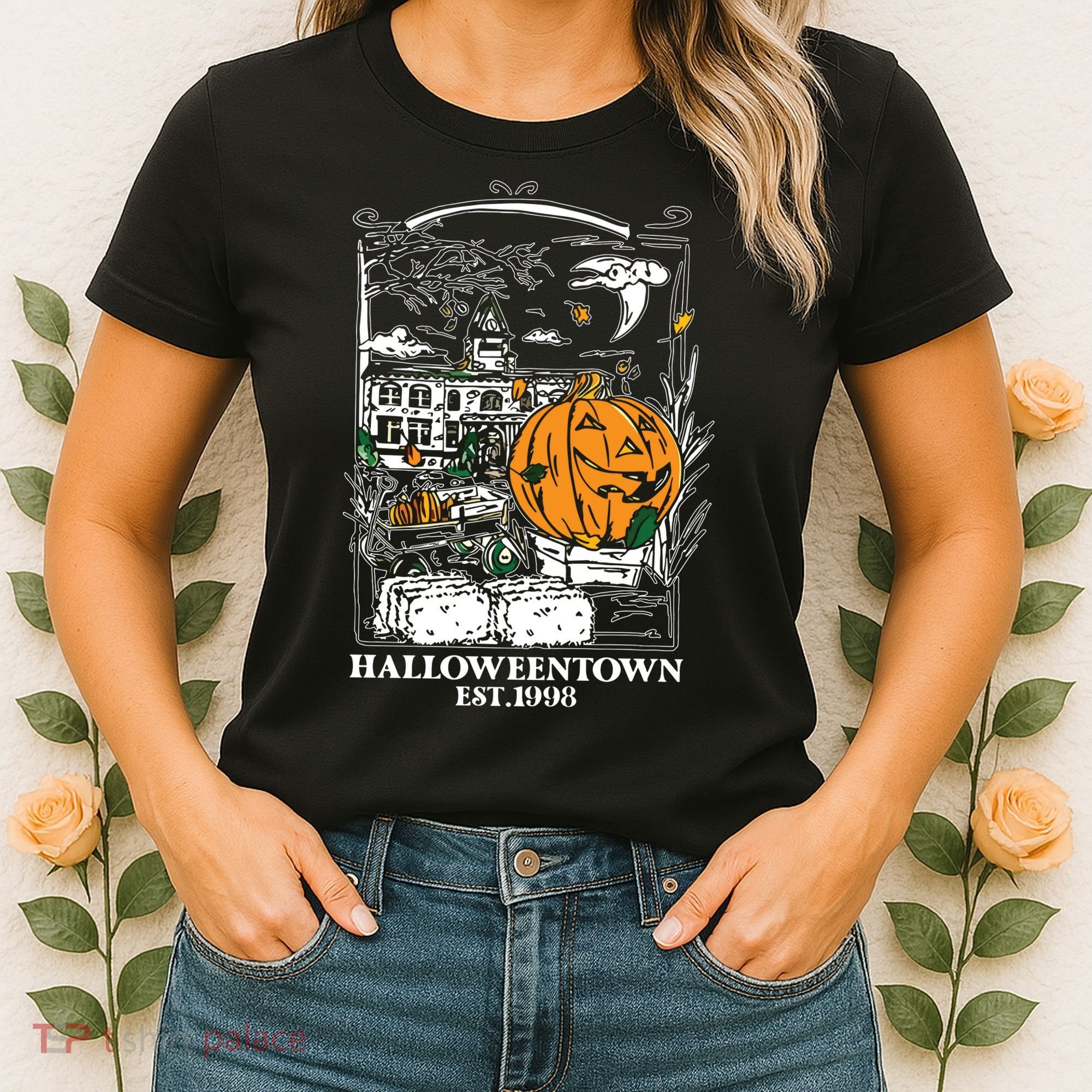 Halloween Est 1998 Funny Halloween Pumpkin Women's T-Shirt