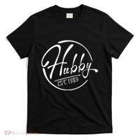 Hubby Established 1989 Wedding Anniversary Celebration T-Shirt thumb 0