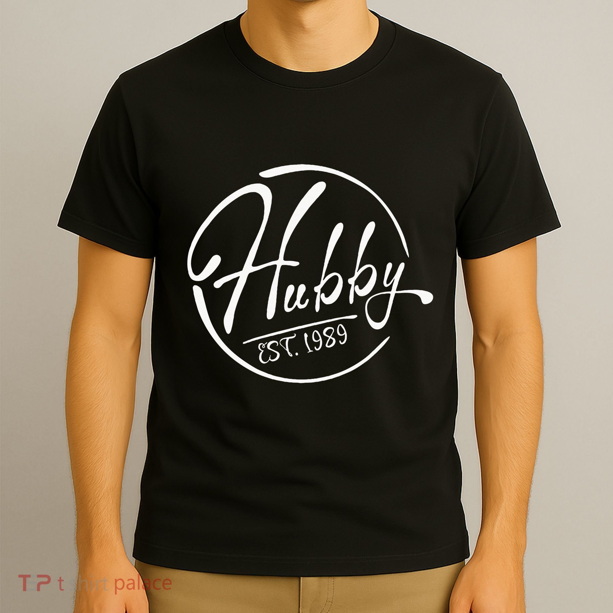 Hubby Established 1989 Wedding Anniversary Celebration T-Shirt