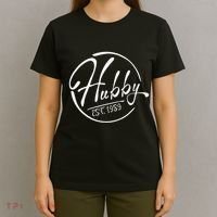 Hubby Established 1989 Wedding Anniversary Celebration T-Shirt thumb 4