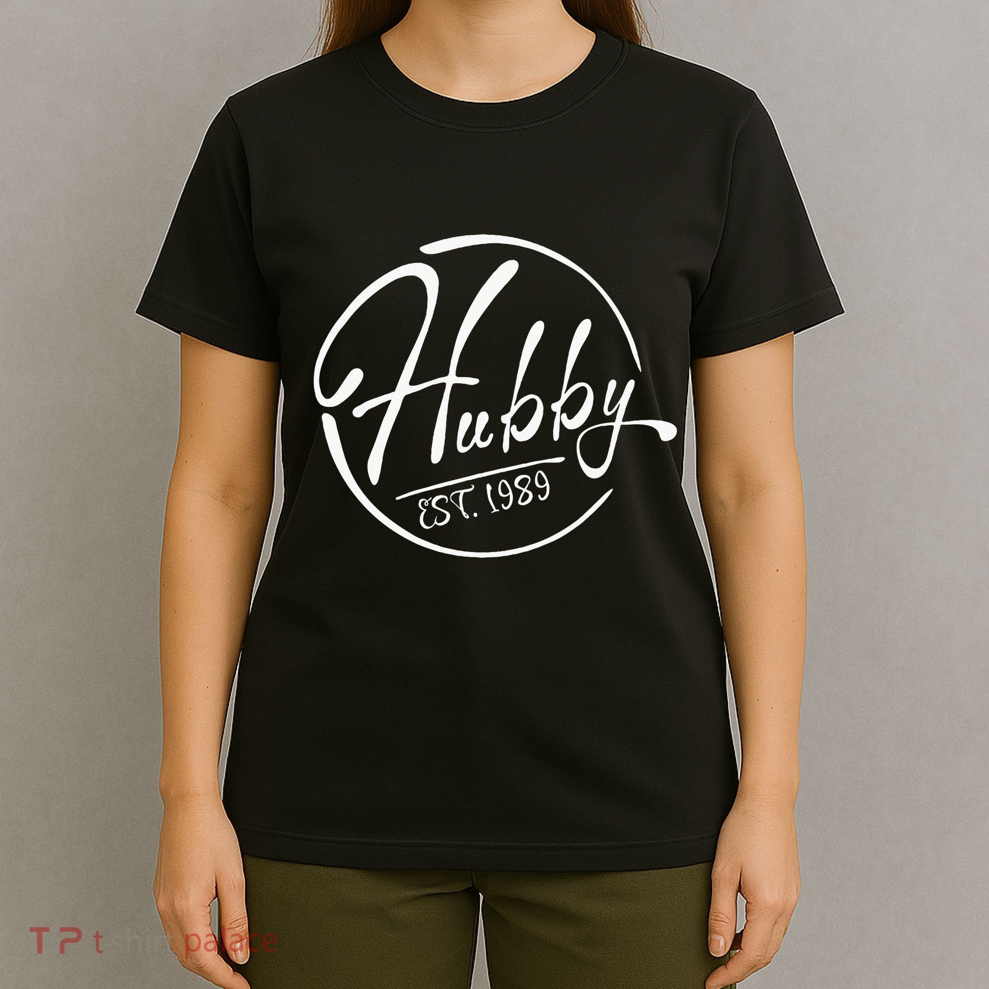 Hubby Established 1989 Wedding Anniversary Celebration T-Shirt