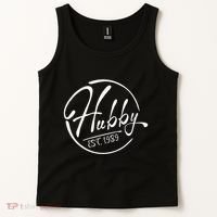 Hubby Established 1989 Wedding Anniversary Celebration Tank Top thumb 2