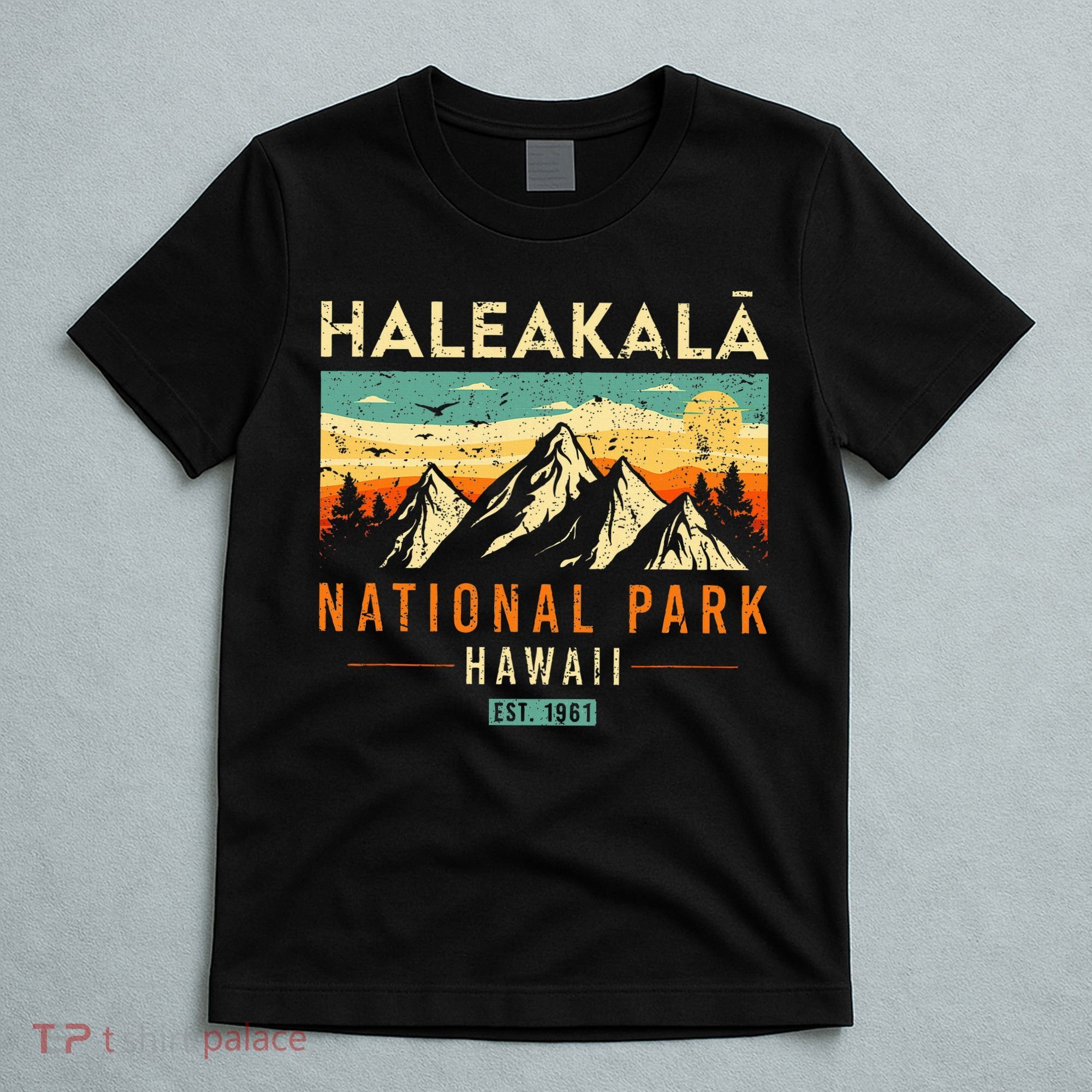 Haleakala Est 1961 Hawaii Vintage Retro National Park T-Shirt
