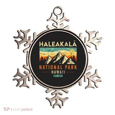 Haleakala Est 1961 Hawaii Vintage Retro National Park Ornament