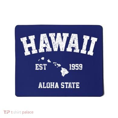 Hawaii Est 1959 Aloha State Vintage Mousepad