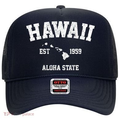 Hawaii Est 1959 Aloha State Vintage Hat