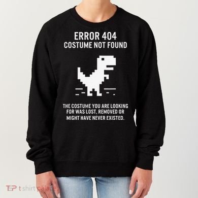 Halloween Error 404 Costume Not Found Coding Programmer Geek Women's Sweatshirt